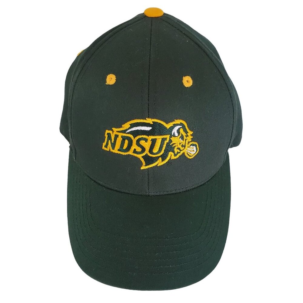 NDSU North Dakota State University Bison Baseball Cap Headgear O/S Green
